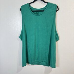 Nike Yoga Tank Top Shirt Dri Fit  XXL / 2XL Kelly Green Standard Fit Active Gym
